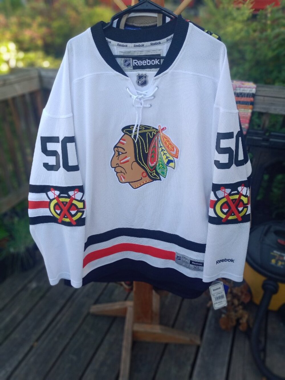 (XL) Deadstock Crawford 2017 Winter Classic Chicago BlackHawks NHL Hockey Jersey